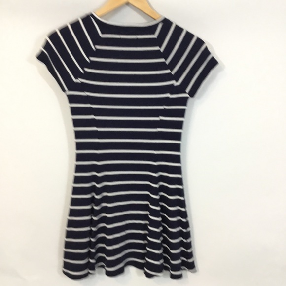 UO BDG Striped Fit And Flare Ribbed Dress - Picture 7 of 7